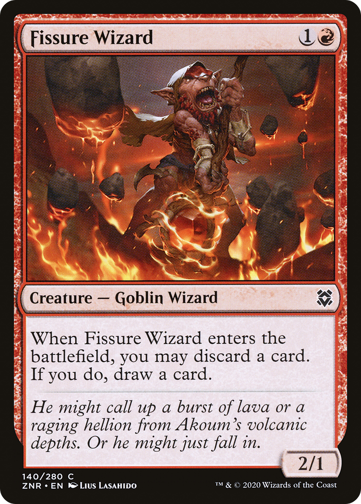 Image of Fissure Wizard [Zendikar Rising]