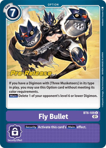 Image of Fly Bullet [BT6-109] [Double Diamond Pre-Release Cards]