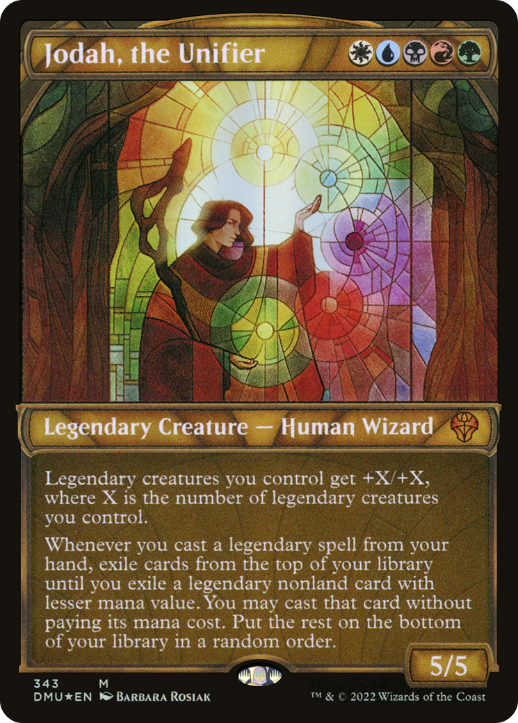 Image of Jodah, the Unifier (Showcase Textured) [Dominaria United]