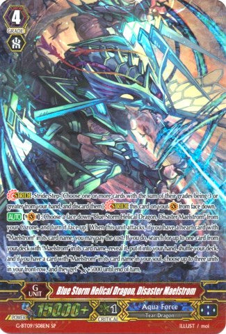 Image of Blue Storm Helical Dragon, Disaster Maelstrom (G-BT09/S08EN) [Divine Dragon Caper]