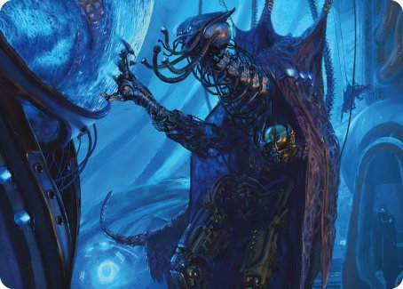 Image of Atmosphere Surgeon Art Card [Phyrexia: All Will Be One Art Series]