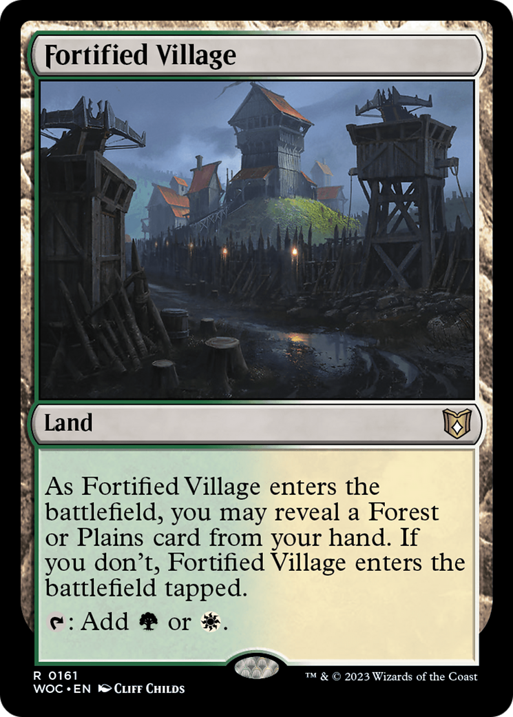 Image of Fortified Village [Wilds of Eldraine Commander]