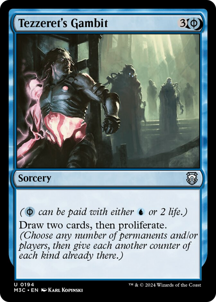 Image of Tezzeret's Gambit (Ripple Foil) [Modern Horizons 3 Commander]