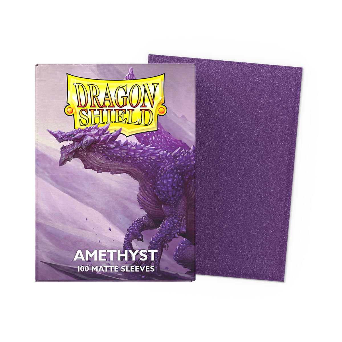Image of Amethyst Matte Sleeves Dragon Shield (STANDARD)