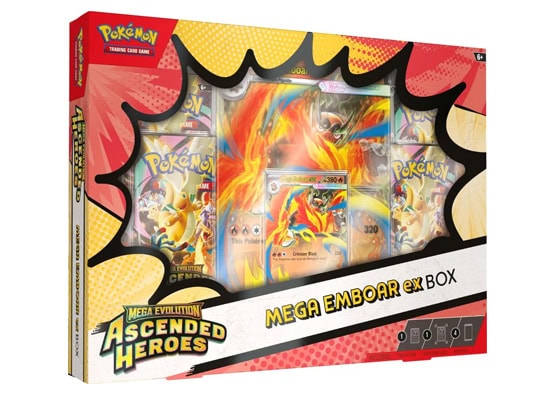 Image of Mega Evolution - Ascended Heroes MEGA EX BOX (WAVE 2) (PREORDER) (LIMIT 2 PER) (MID JUNE))
