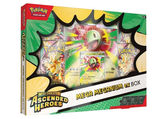 Image of Mega Evolution - Ascended Heroes MEGA EX BOX (WAVE 2) (PREORDER) (LIMIT 2 PER) (MID JUNE))