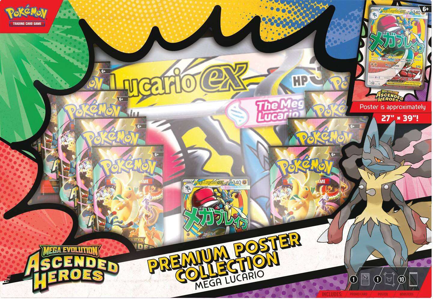 Image of Mega Evolution - Ascended Heroes Premium Poster Collection