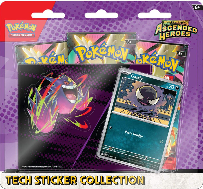 Mega Evolution - Ascended Heroes Tech Sticker Collection (WAVE 2) (PREORDER) (LIMIT 2 PER) (END OF FEBRUARY)