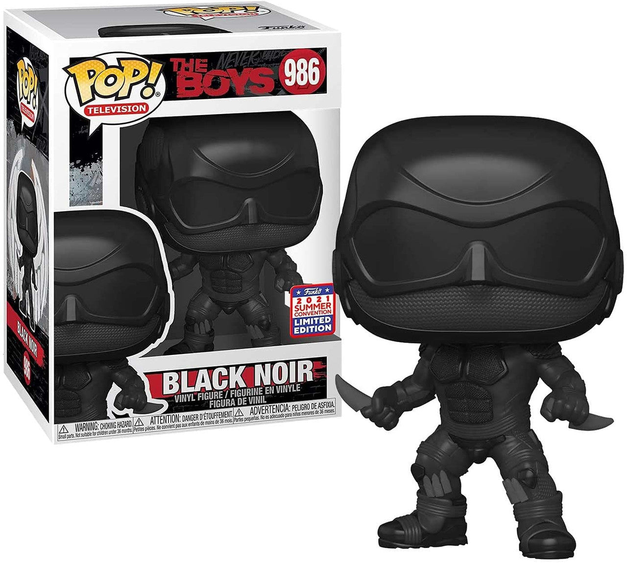 Image of Black Noir #986 [2021 Summer Convention Limited Edition] (Pop! Television The Boys)