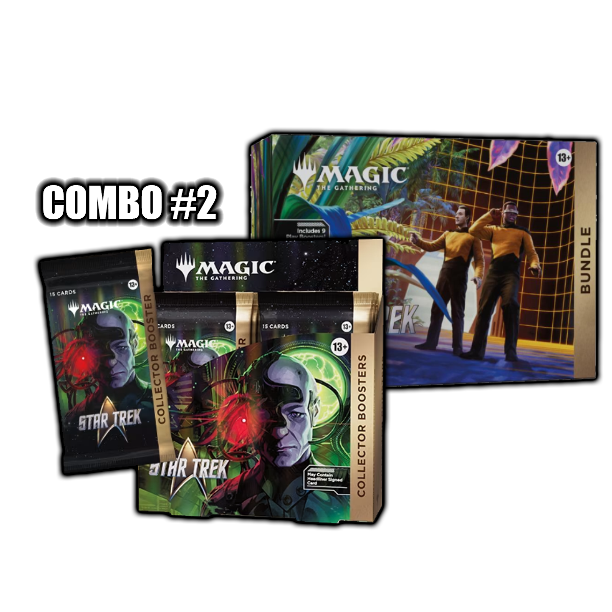 Image of MTG - UNIVERSES BEYOND - STAR TREK - COMBO #2 - COLLECTOR BOOSTER & BUNDLE (PRE-ORDER)