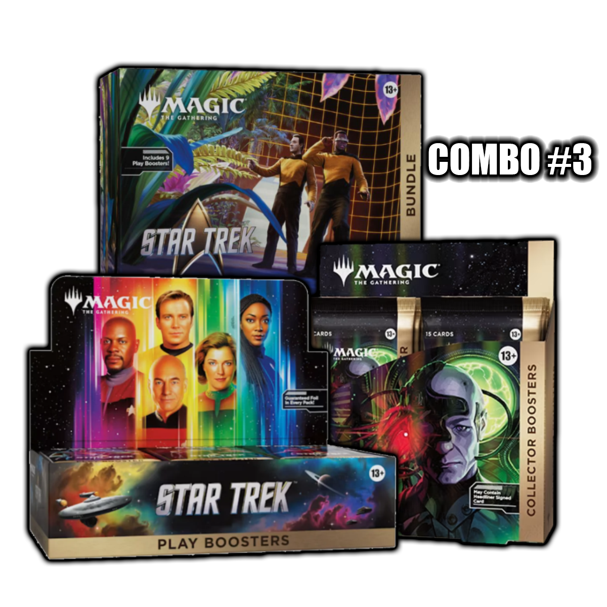 Image of MTG - UNIVERSES BEYOND - STAR TREK - COMBO #3 - PLAY BOOSTER & BUNDLE (PRE-ORDER)