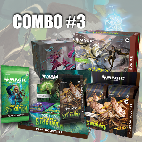 Secrets of Strixhaven - MTG - COMBO #3 - COLLECTOR BOOSTER, PLAY BOOSTER & BUNDLE (PRE-ORDER)