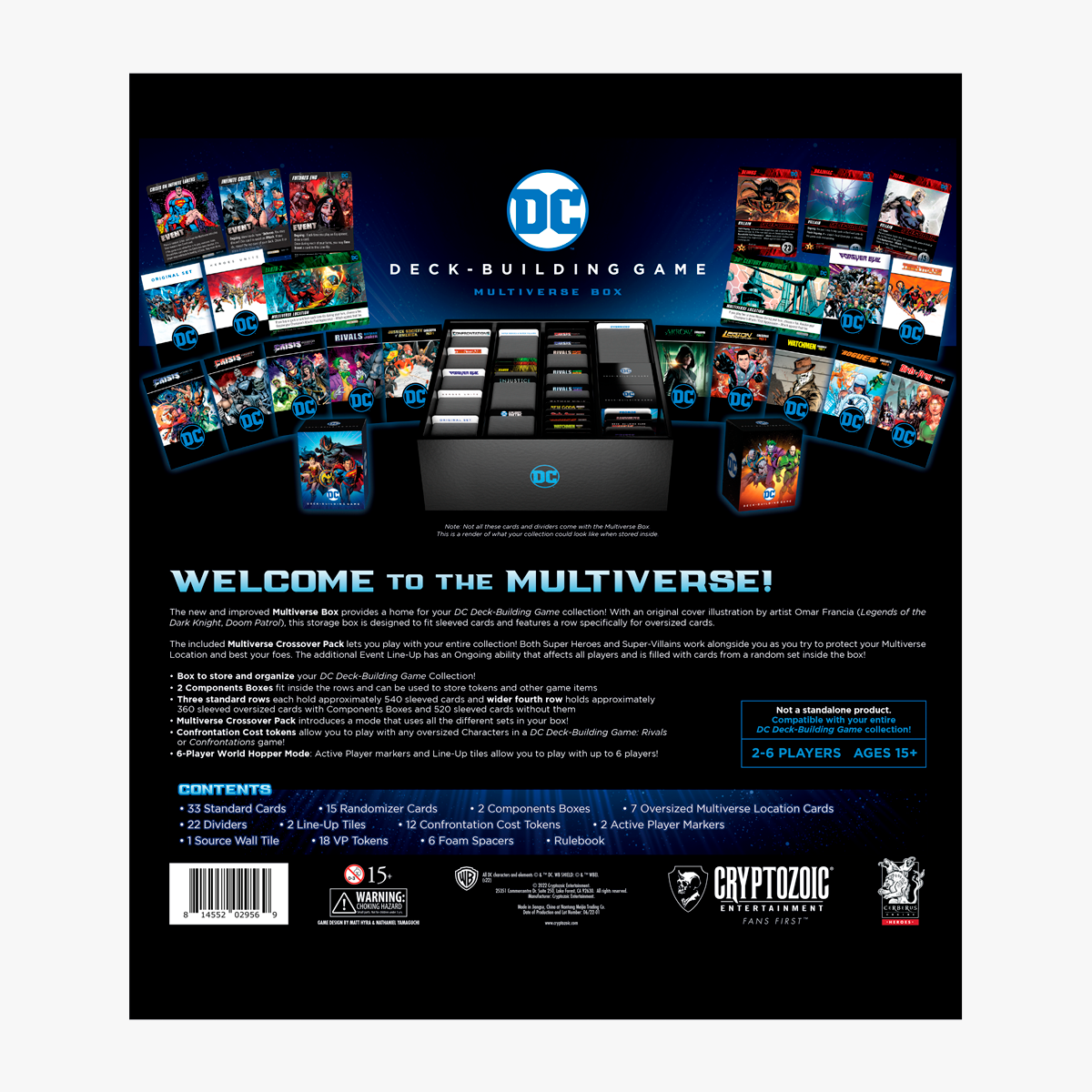 Image of DC Deck-Building: Multiverse Box (Super Heroes Edition)