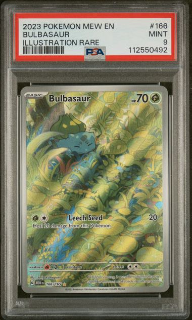 Image of Bulbasaur (Scarlet & Violet 151) 166/165 PSA 9