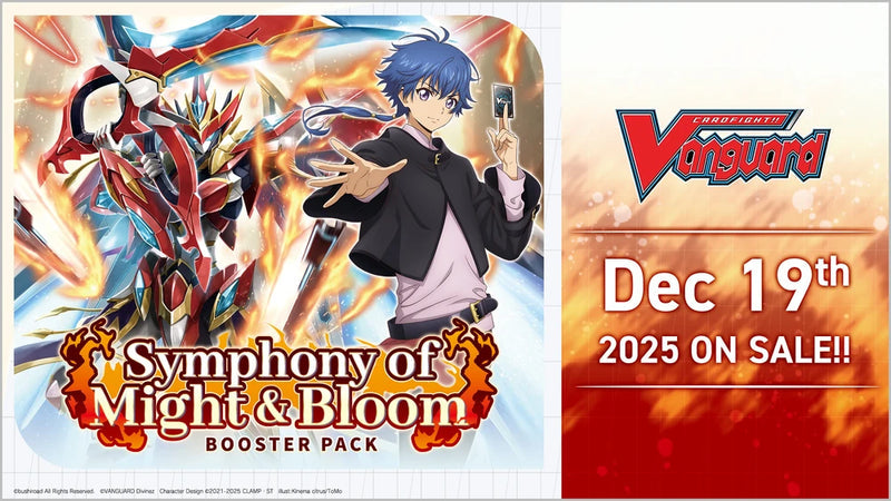 Cardfight Vanguard - VGE-DZ-BT011 - Symphony of Might & Bloom Booster Box (PREORDER)