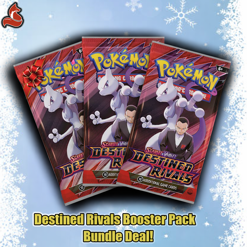 Scarlet & Violet - Destined Rivals Booster Packs 3 for only $34.99 - Holiday Sale