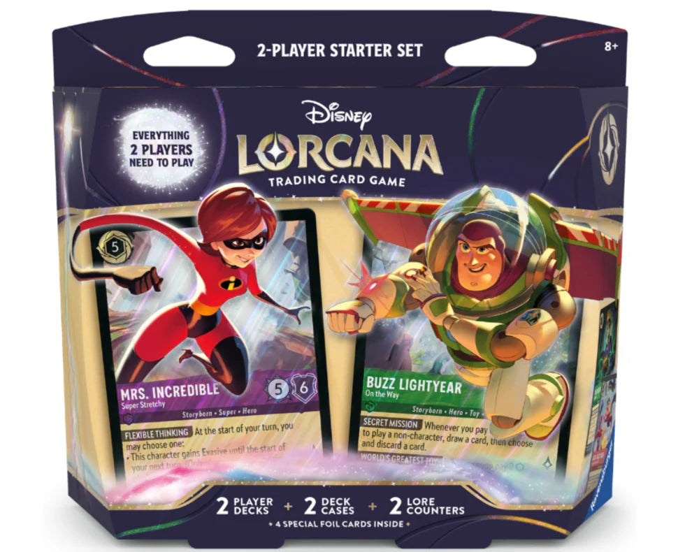 Image of Disney Lorcana - Two Player Starter Set - Elastigirl & Buzz Lightyear