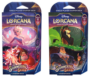 Disney Lorcana Shimmering Skies Starter Decks (Pre-Order)