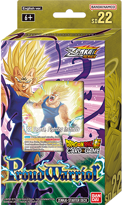 PROUD WARRIOR ZENKAI SERIES 3 STARTER DECK 2 - Dragon Ball Super Card Game