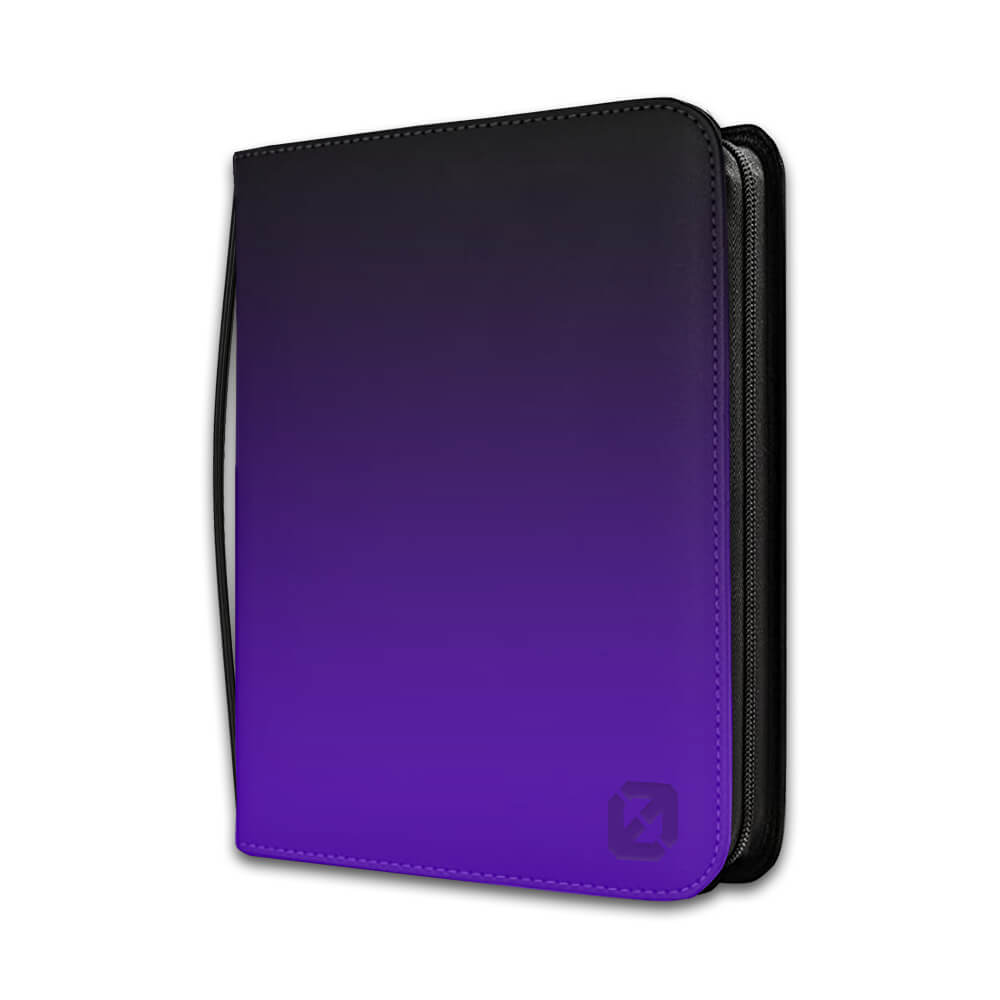 Image of PURPLE TOPLOADER BINDER 3X3 EVORETRO SHIELD+