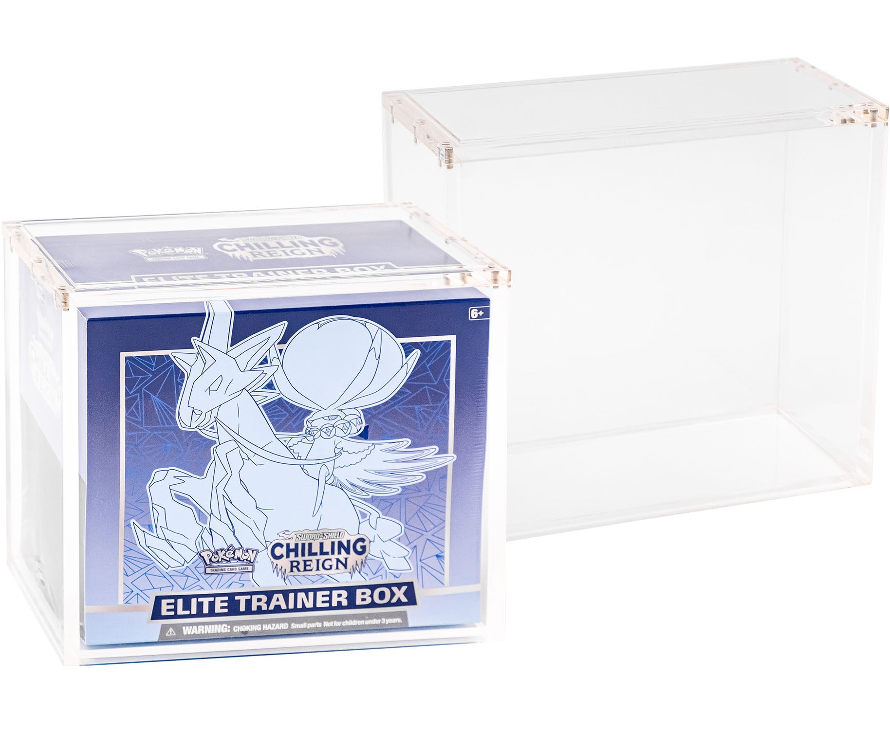 Image of Acrylic Pokemon Elite Trainer Box Display Case - With Magnetic Lid