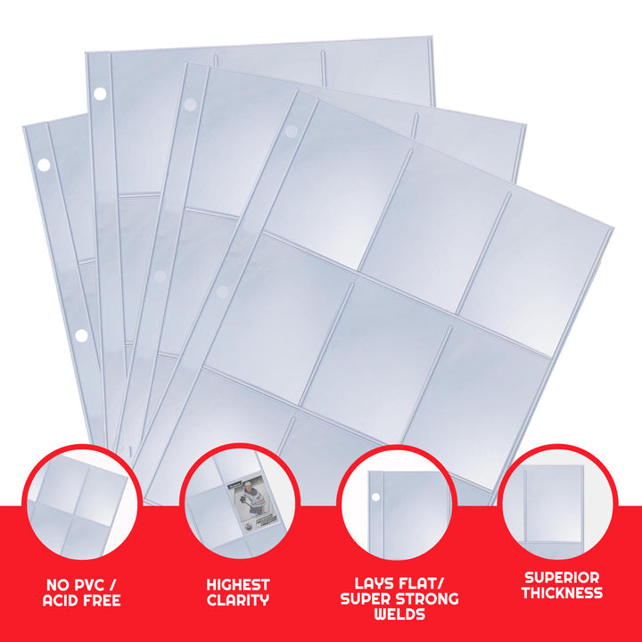 Image of Evoretro 9 Pocket Binder Sheets (40 Pages)