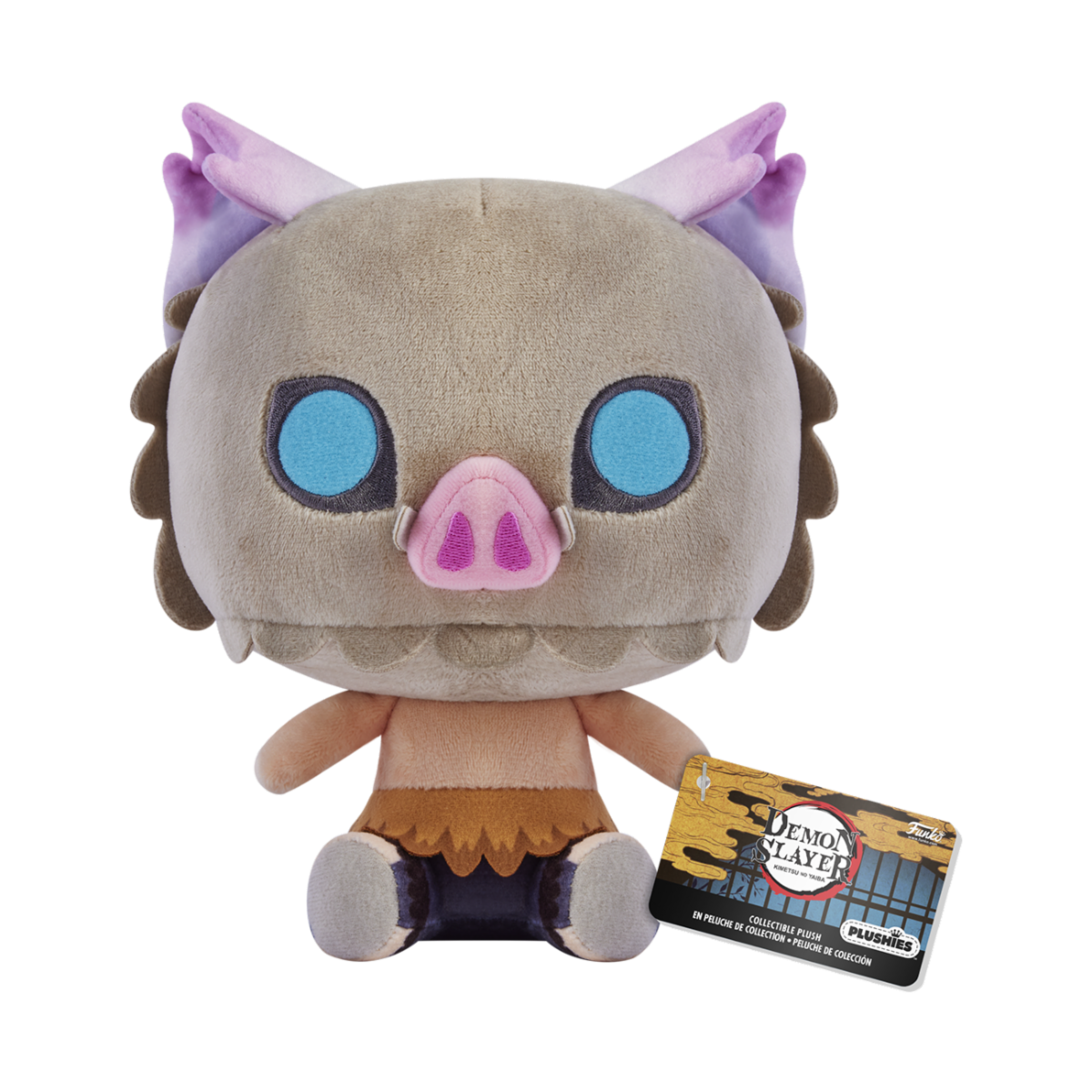 Image of Inosuke Hashibira With Mask (Demon Slayer) Plush