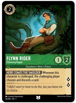 Flynn Rider (Charming Rogue) - 74/204 - Uncommon