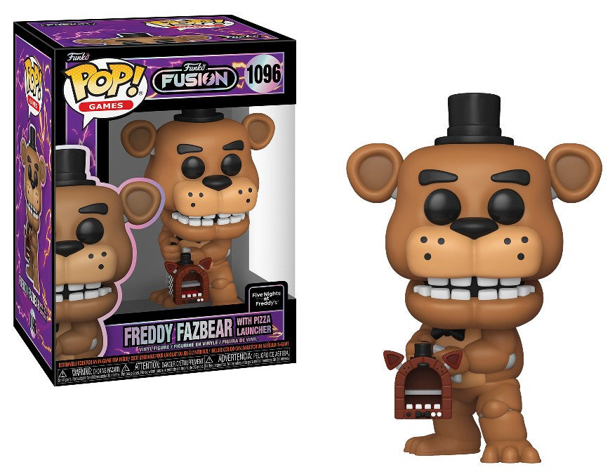 Image of Funko Pop! FNAF Funko Fusion: Freddy Fazbear with Pizza Launcher #1096