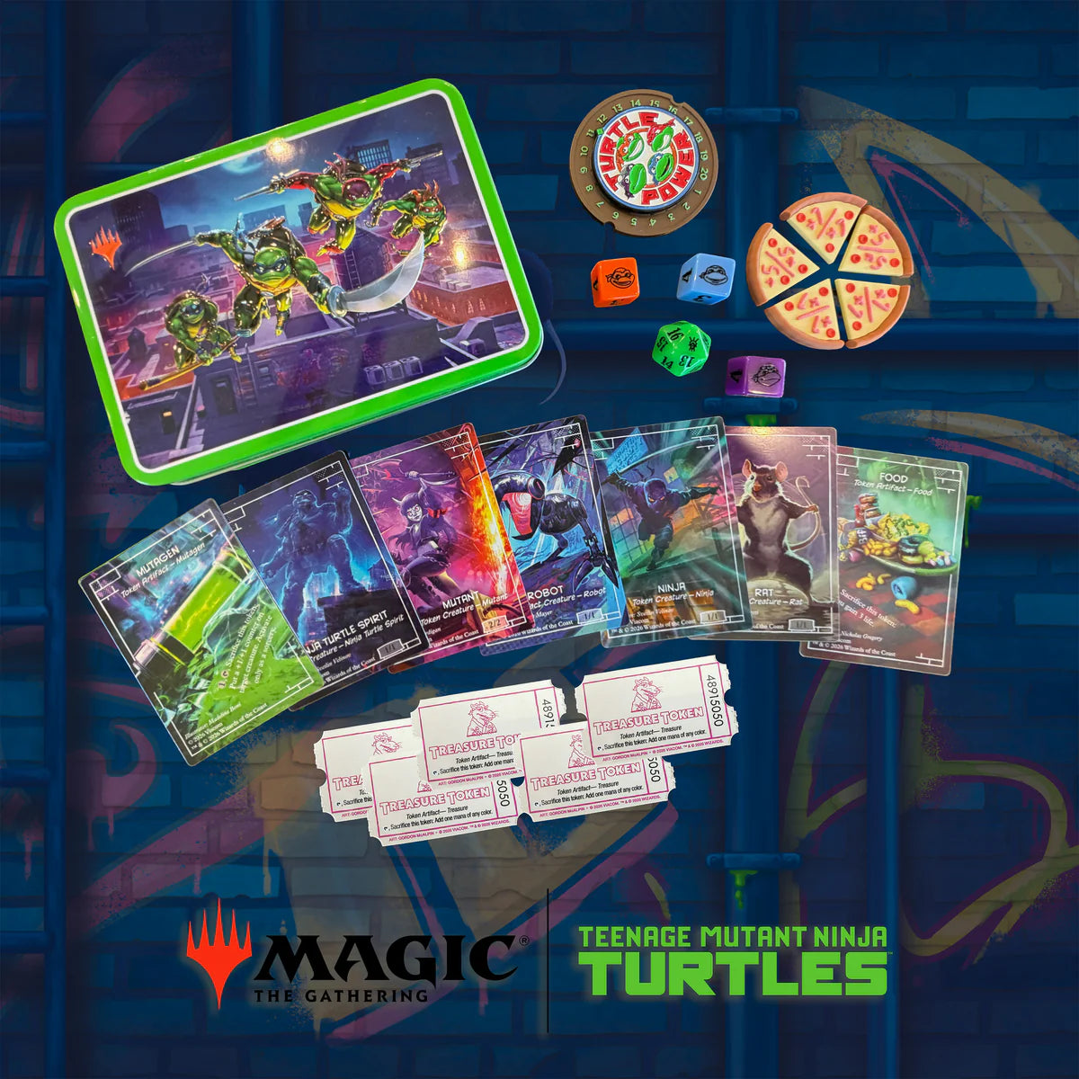 Image of Teenage Mutant Ninja Turtle - BEADLE & GRIMM'S - MTG - TOKEN SET