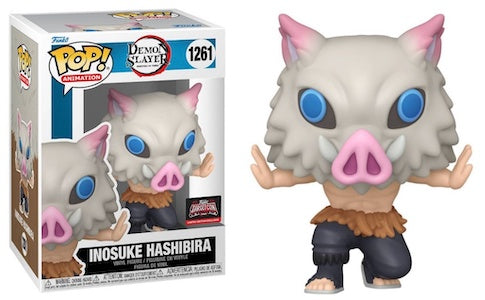 Image of Inosuke Hashibira #1261 Target Con Exclusive (Pop! Animation Demon Slayer)
