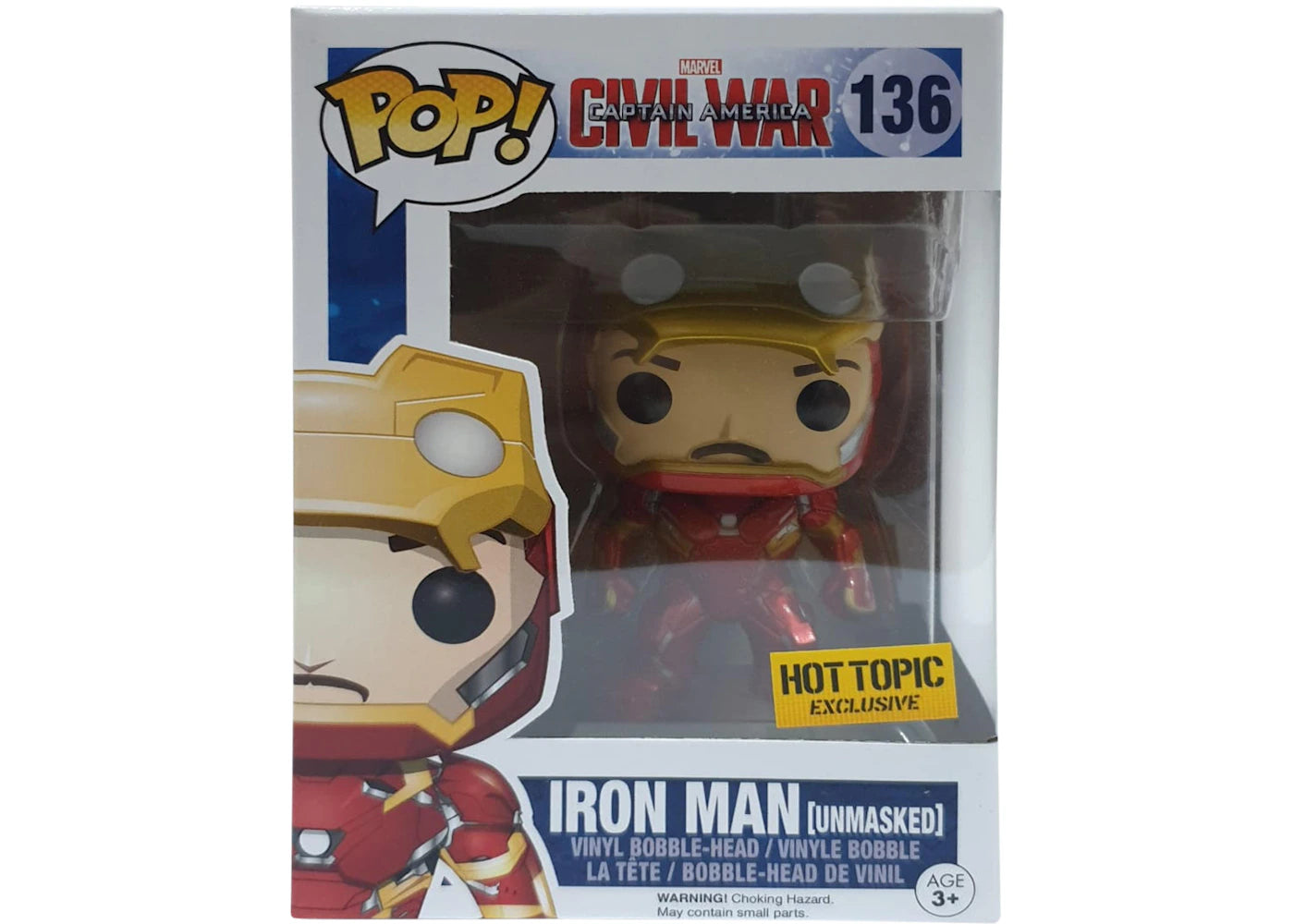 Image of Iron Man (Unmasked)  (Captain America Civil War) #136