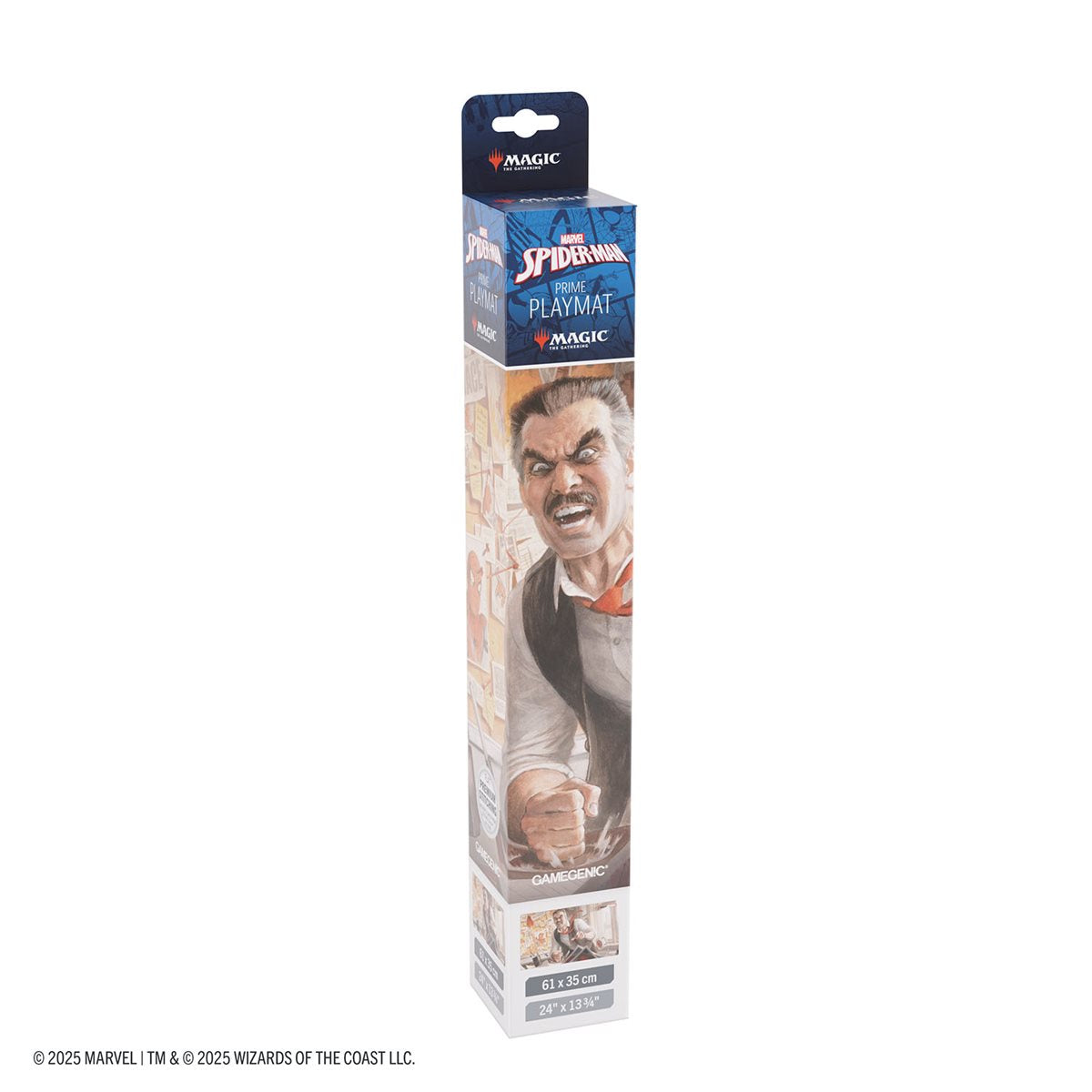 Image of Stitched Magic The Gathering Playmat - Marvel's Spider-Man: J. Jonah Jameson