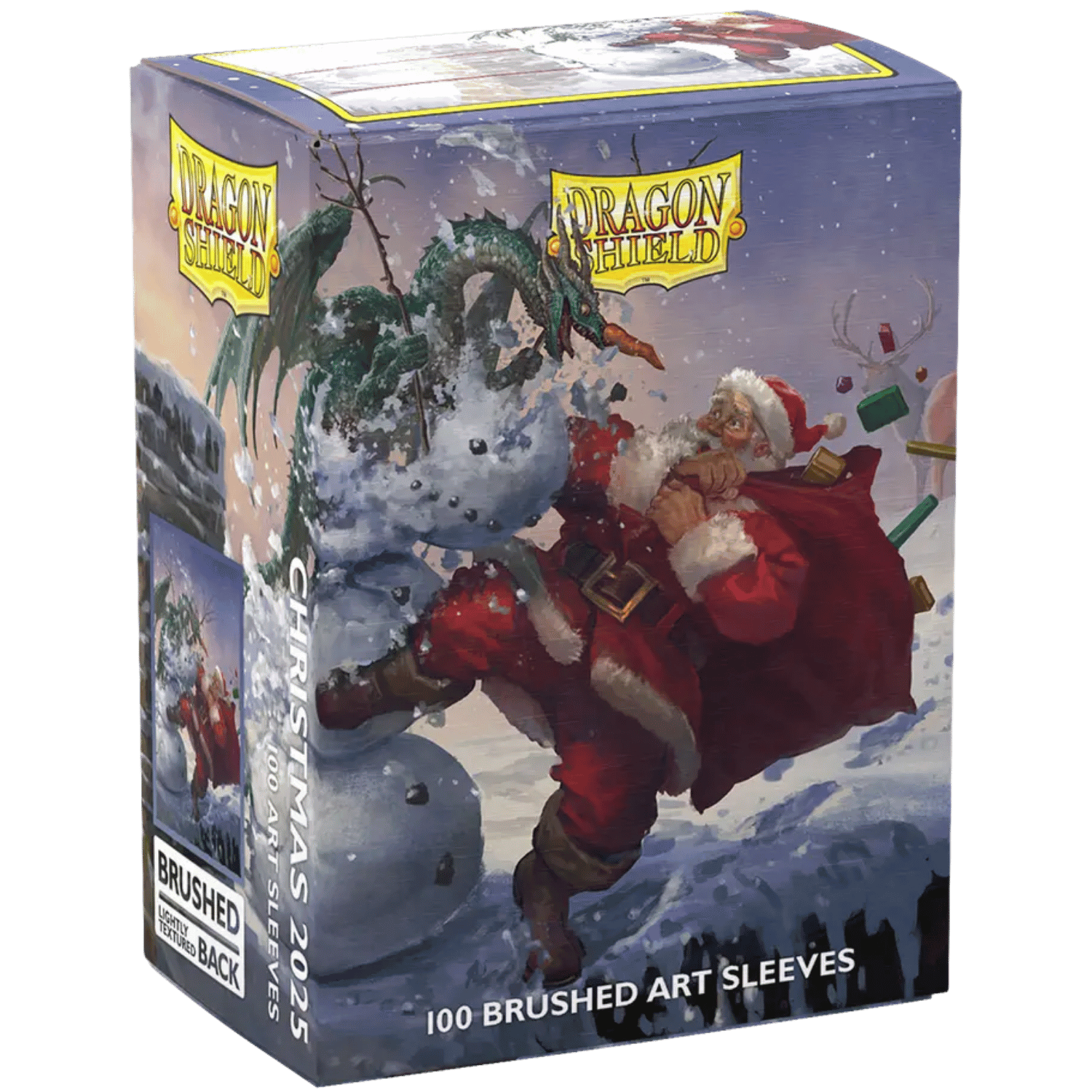 Image of Christmas 2025 Brushed Art Dragon Shield (STANDARD)