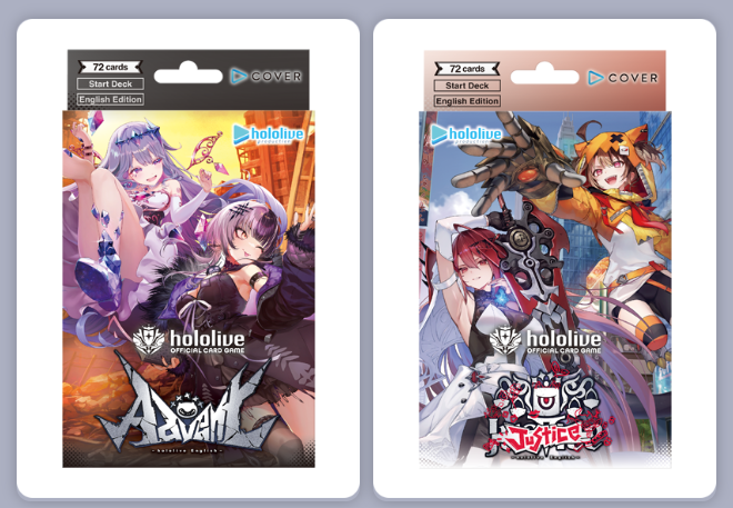 Image of HOLOLIVE - Oshi (Advent/Justice) - Starter Deck (Hololive Card Game) (Pre-Order)