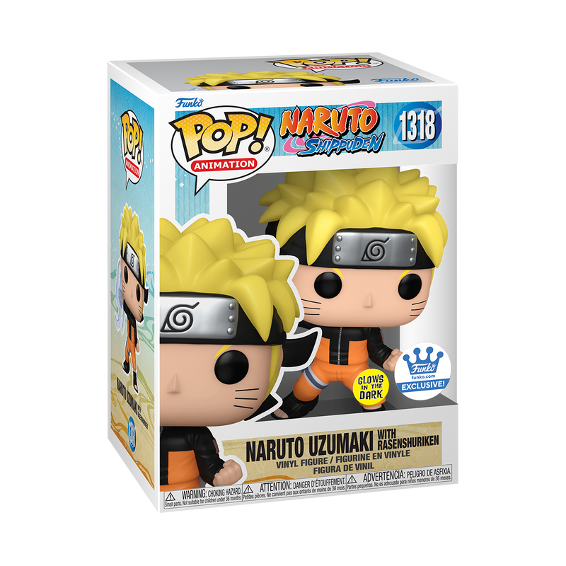 Image of Naruto Uzumaki with Rasenshuriken (Glow in the dark) (Funko Store Exclusive) #1318