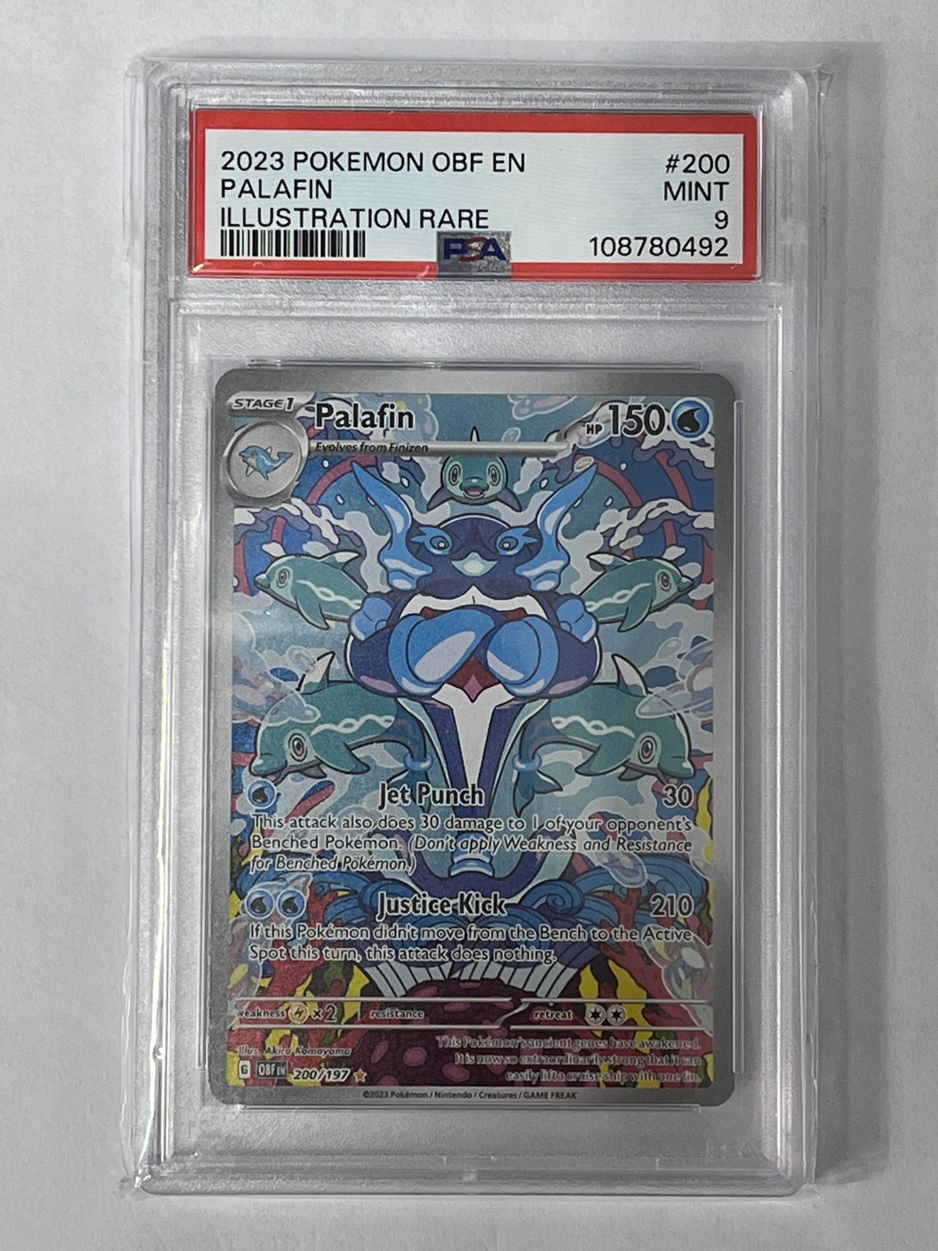 Image of Palafin (200/197) [Scarlet & Violet: Obsidian Flames] PSA 9