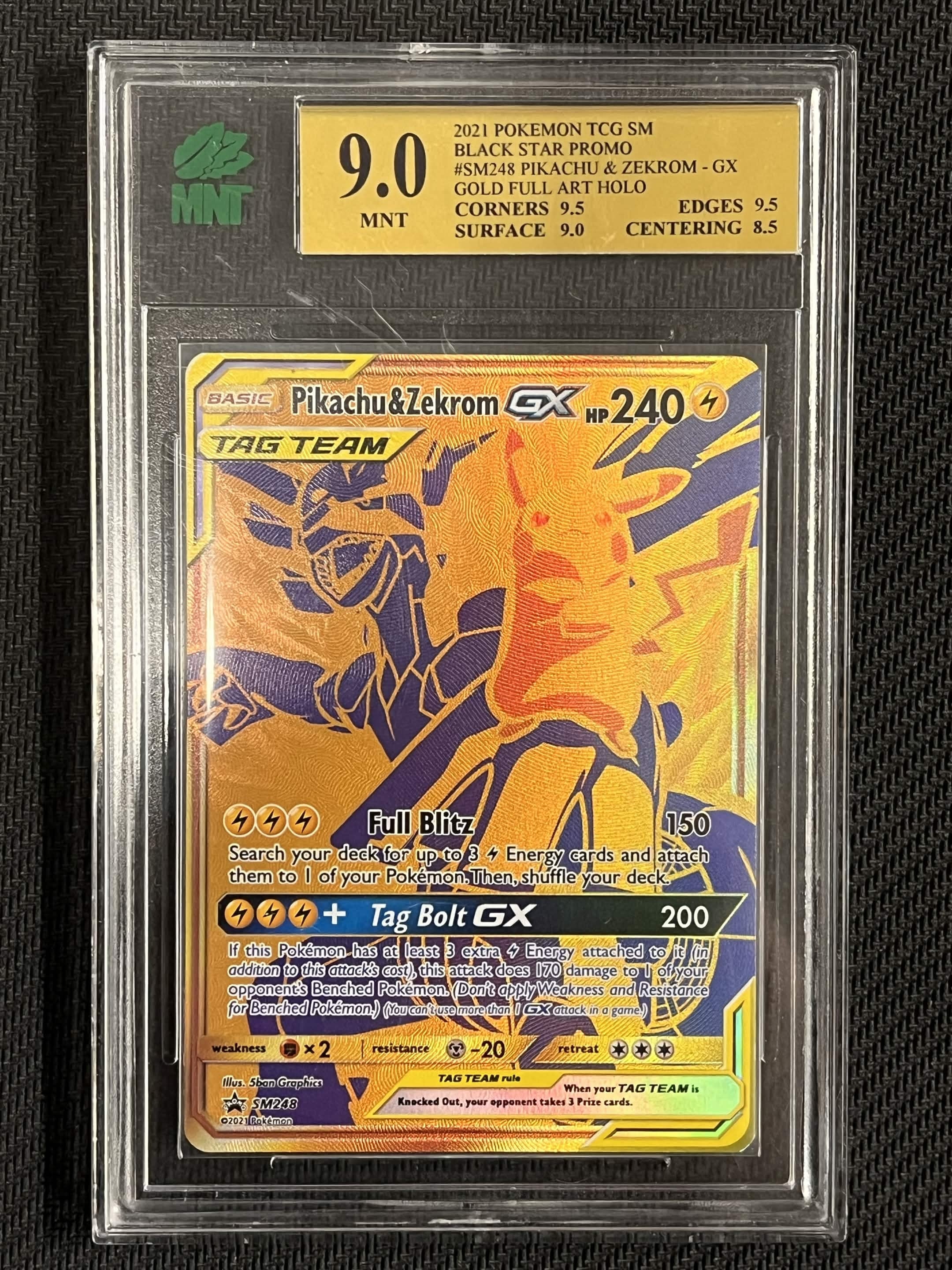 Image of Pikachu & Zekrom GX - SM248 - PROMO - MNT 9