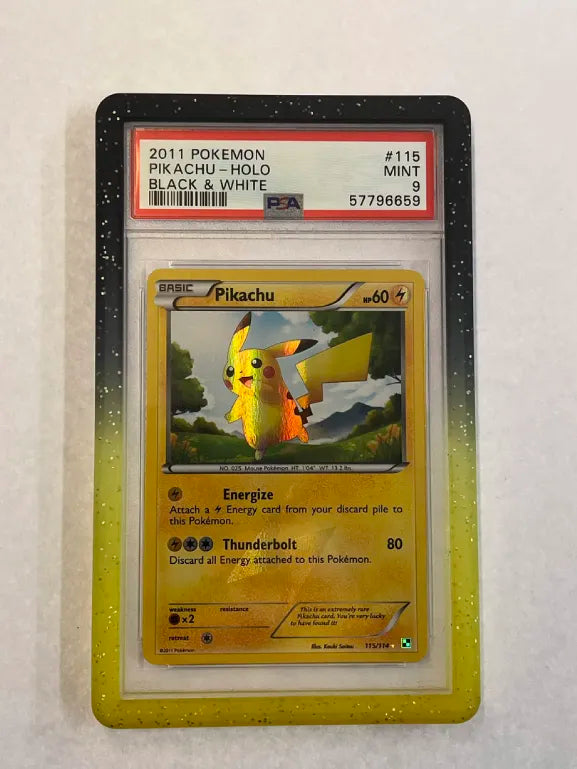 Image of Pikachu (Black & White) 115/114 PSA 9
