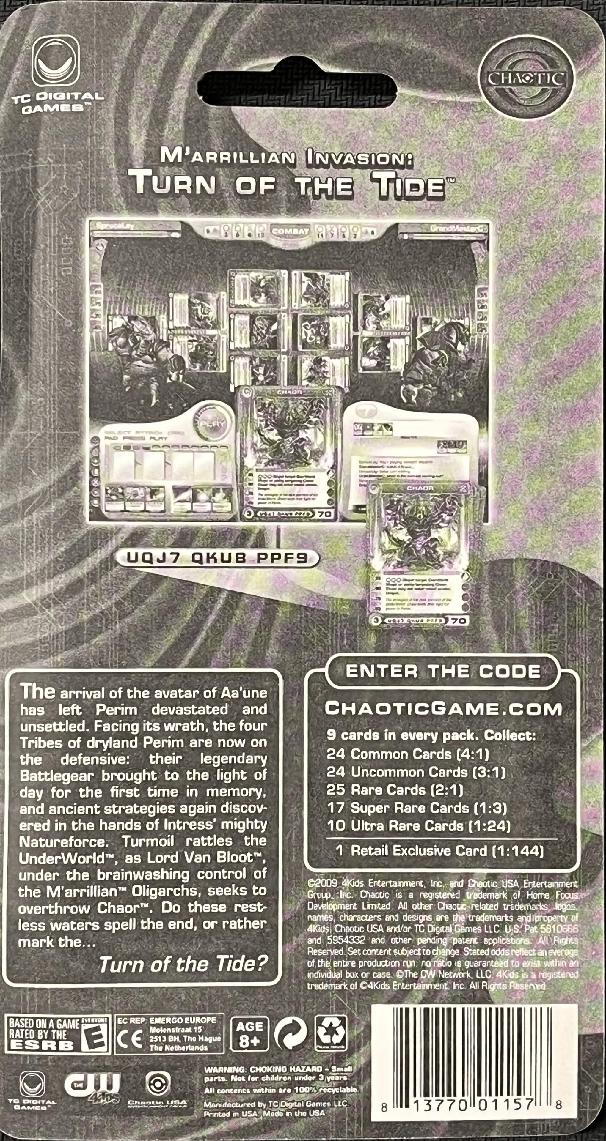 Image of Chaotic - M'arrillian Invasion, Turn of the tide - 1st Edition Booster Pack