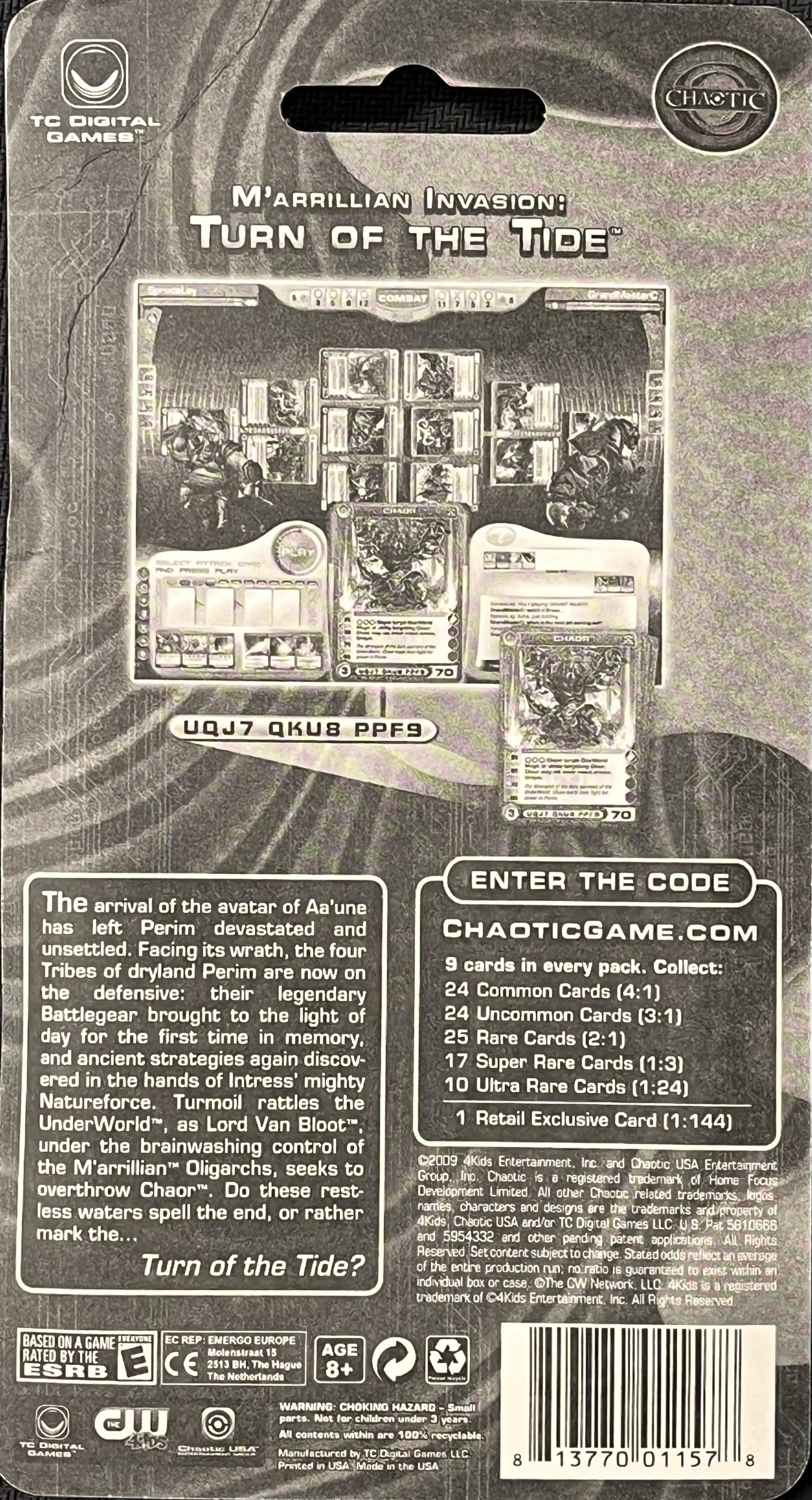 Image of Chaotic - M'arrillian Invasion, Turn of the tide - 1st Edition Booster Pack