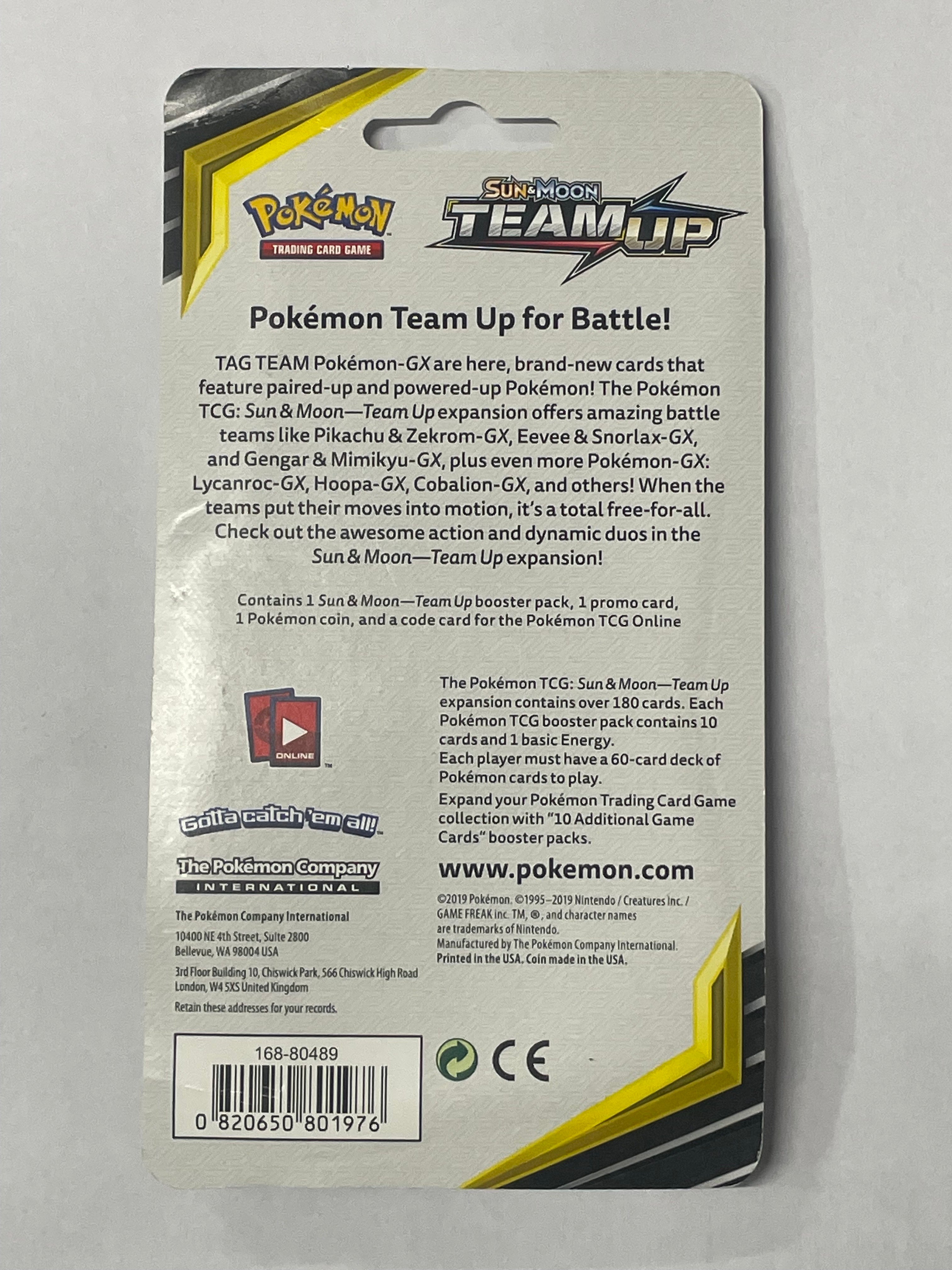 Image of SUN & MOON: TEAM UP - SINGLE PACK BLISTER