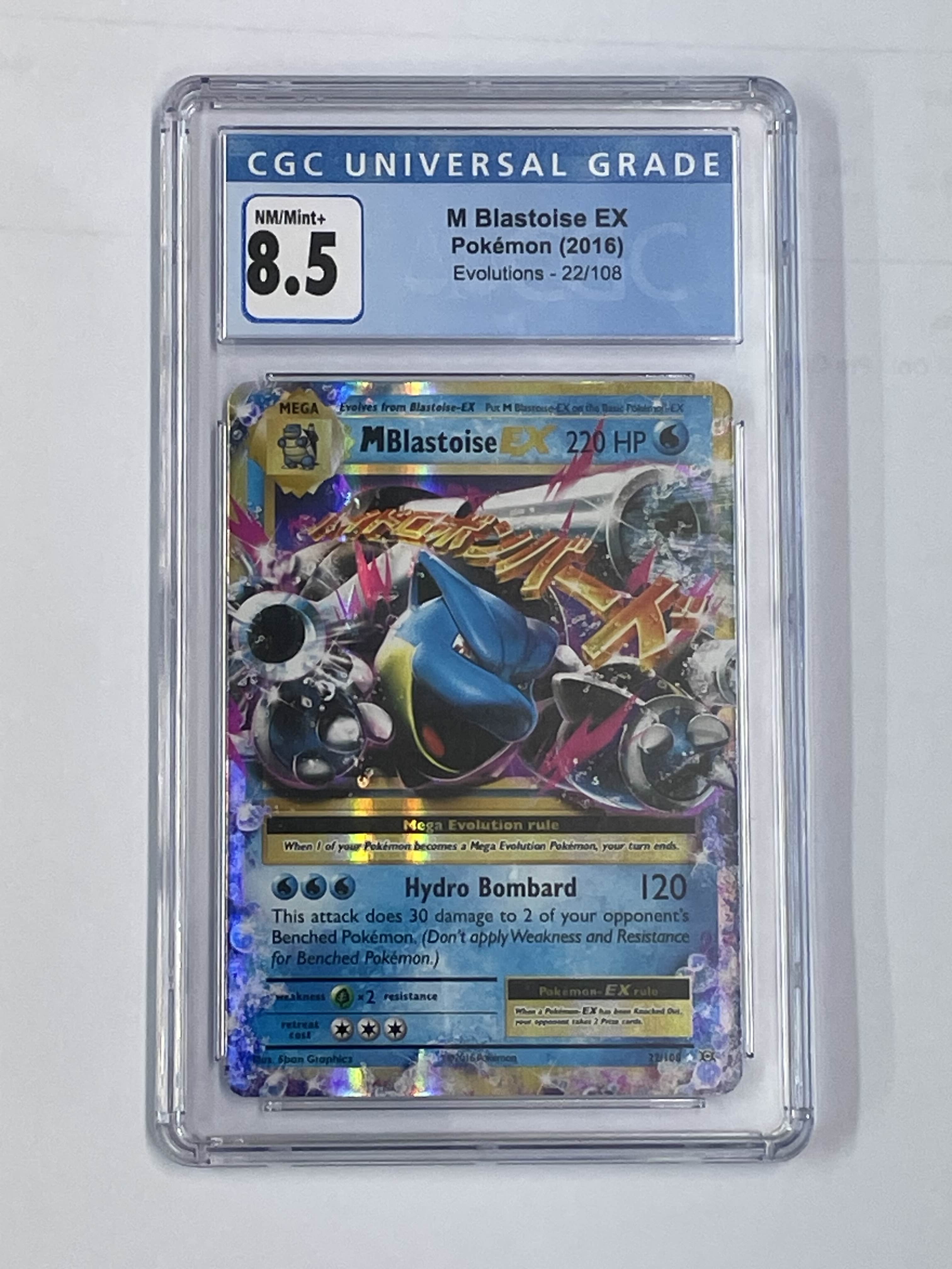 Image of M Blastoise EX - CGC 8.5 (Near Mint+) – #22/108 – XY Evolutions