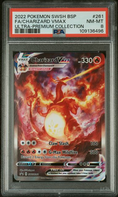 Image of Charizard Vmax - SWSH261 - PROMO - PSA 8