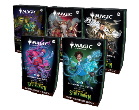 Secrets of Strixhaven - COMMANDER DECK - MTG - Set of 5 (PRE-ORDER)