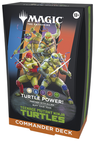 Teenage Mutant Ninja Turtles - MTG - UNIVERSES BEYOND -  Commander deck Turtle Power!  (PRE-ORDER)