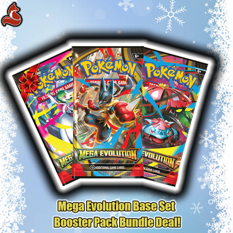 Mega Evolution Booster Packs 3 for only $34.99 - Holiday Sale