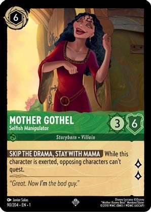 Mother Gothel (Selfish Manipulator) - 90/204 - Super Rare