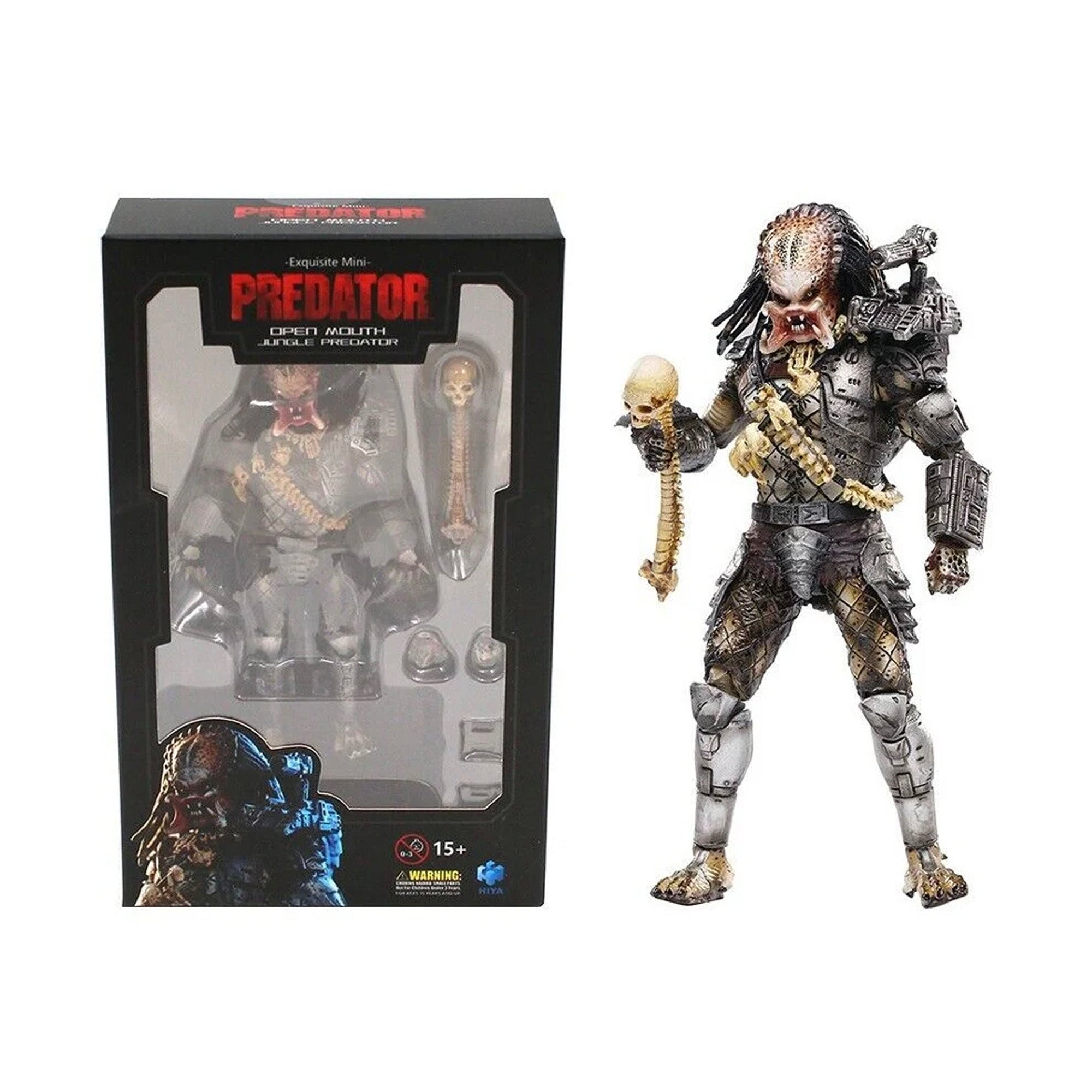 Image of Predator Open Mouth Jungle Predator Px 1/18 Scale