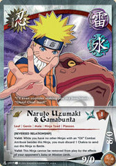 Image of Naruto Uzumaki & Gamabunta (us039) (S6 Eternal Rivalry) 1st Edition